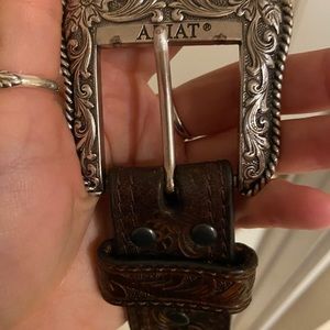 Ariat Tooled Western Belt Size Large